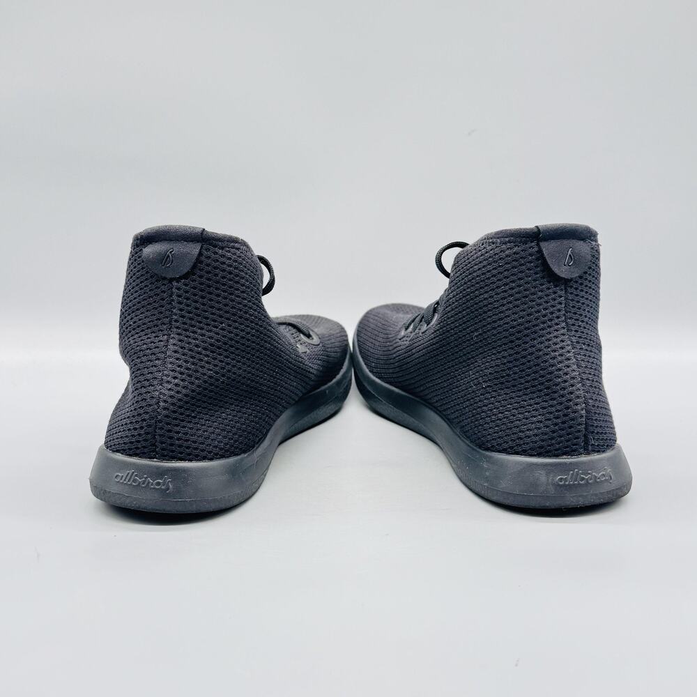 Allbirds Shoes Mens 9 Black Mesh Tree Toppers High Top Casual Sneakers Comfort - Picture 5 of 10